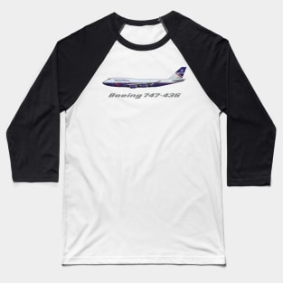 British Airways 747-436 Classic Landor Baseball T-Shirt